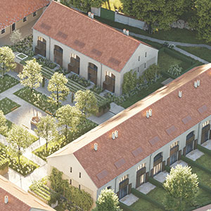 Quartier Schloss Sandizell Reihenhäuser Beitragsbild